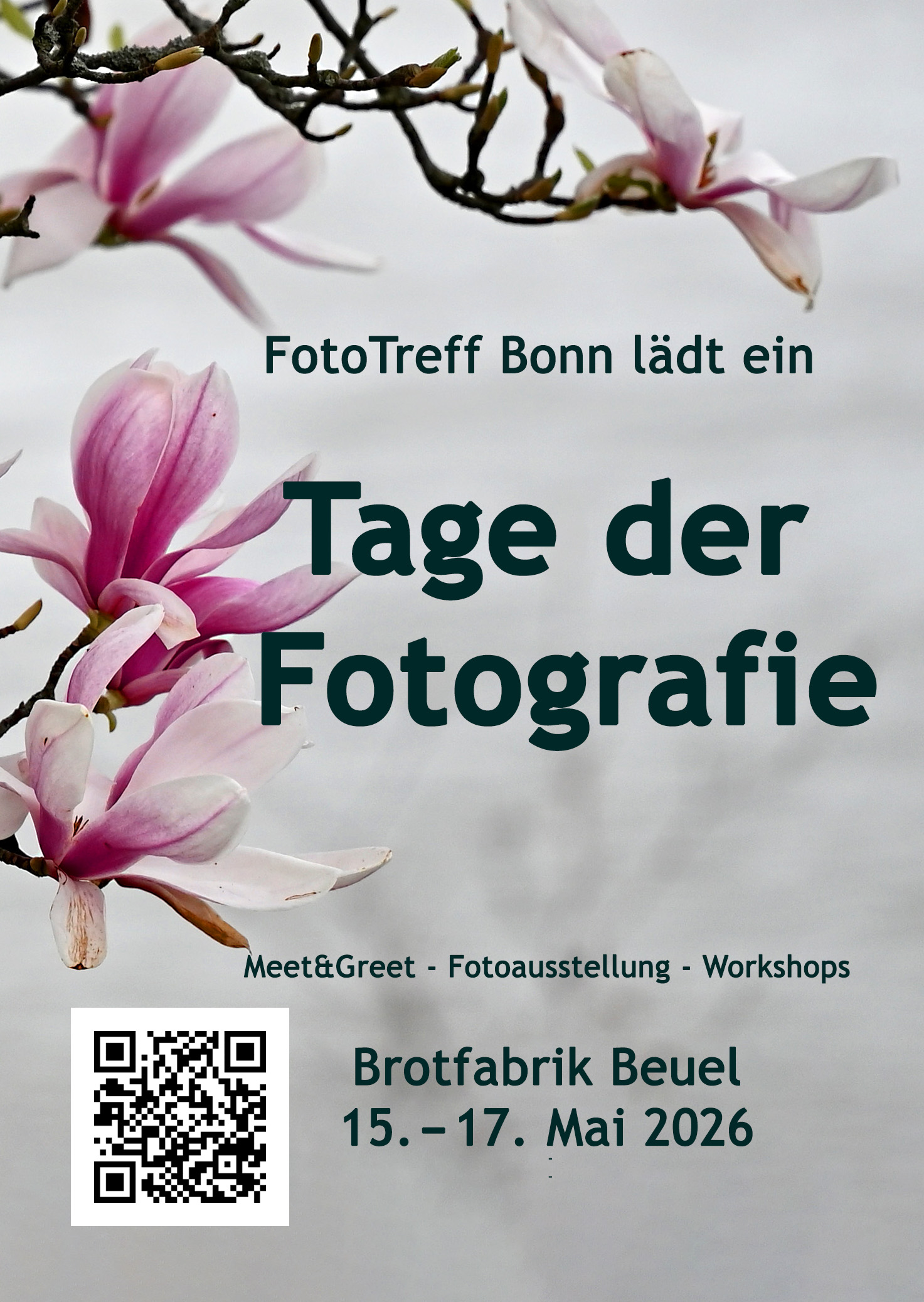 Flyer mit Ankündigungstext